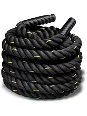 battle rope Crossfit exercise heavy rope