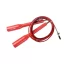 Skipping rope with red plastic handles